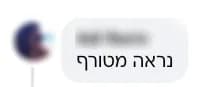 תגובה חיובית בפייסבוק על SipoorAI