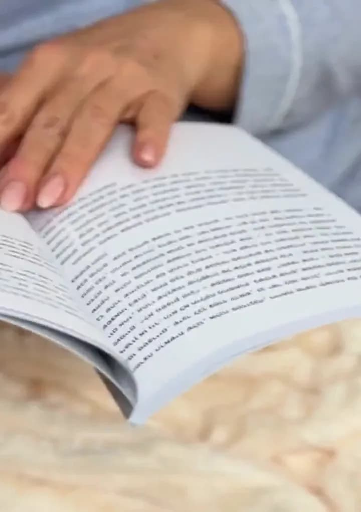 עמודים מודפסים מתוך ספר סיפור חיים